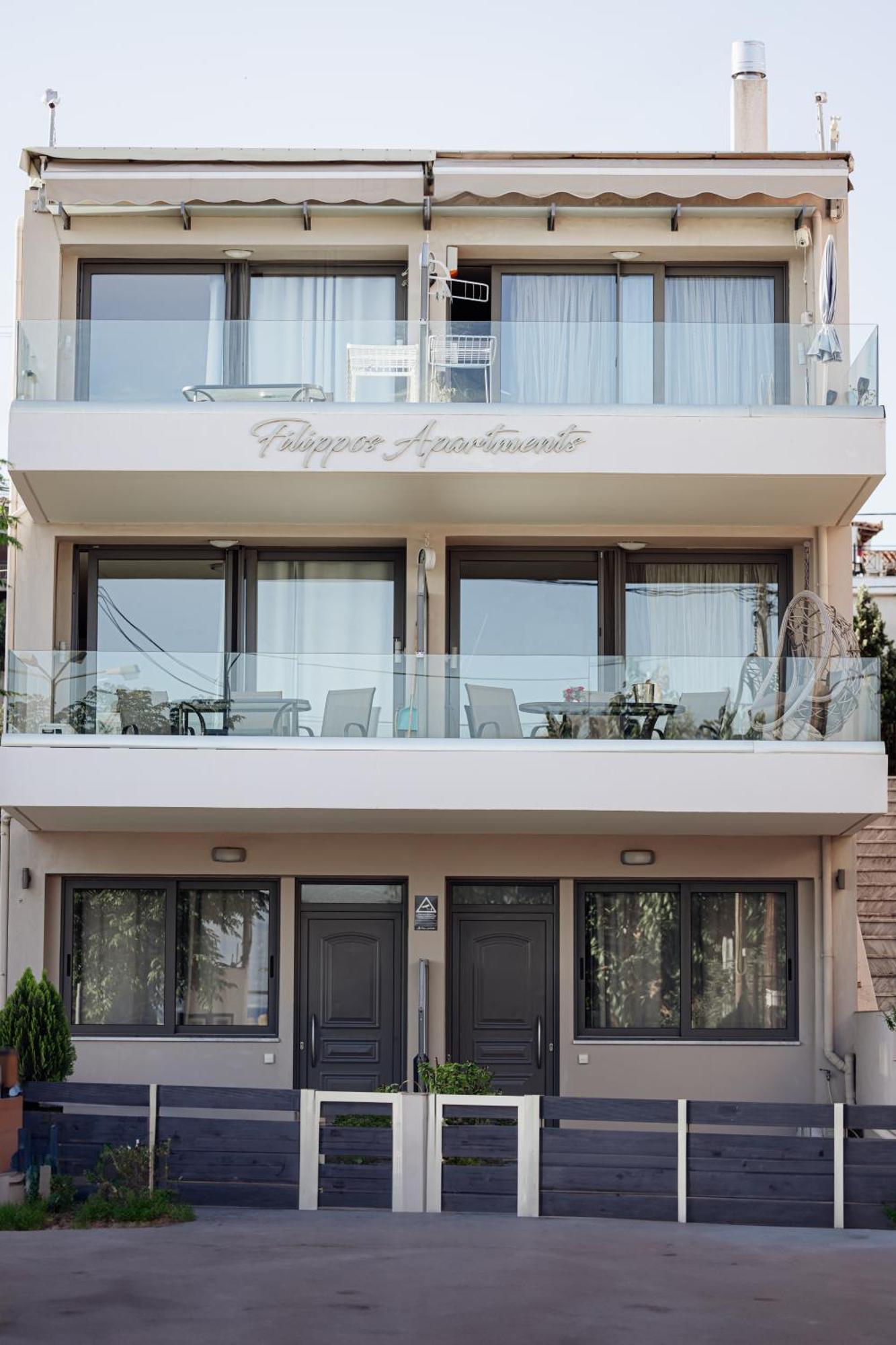 Filippos Apartments アマリントス エクステリア 写真